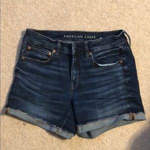 American Eagle Midi Jean Shorts